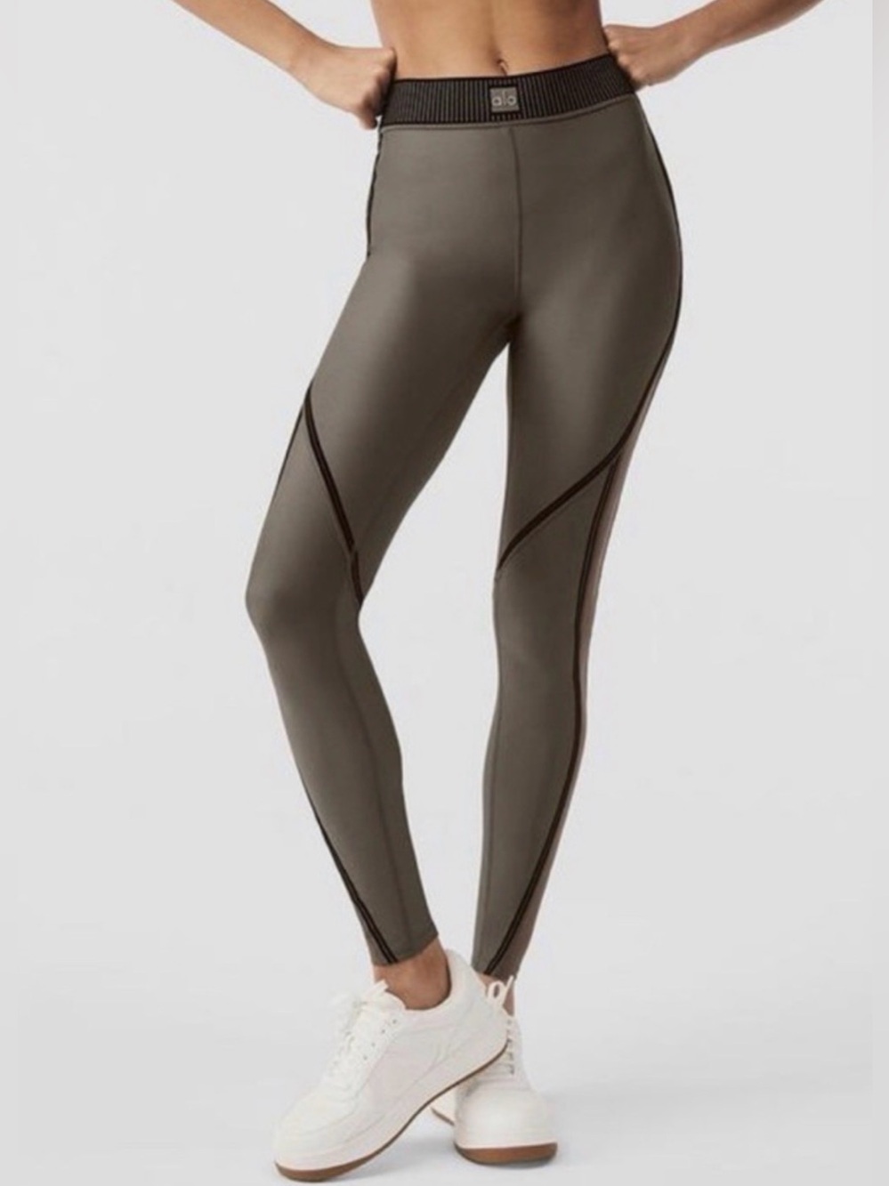 ALO Yoga Airlift Mesh Line-Up High Waist Legging. XXS